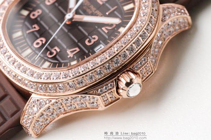 百達翡麗PATEK PHILPPE PP最新力作 原版複刻 女士腕表系列 18k玫瑰金鑲鑽 自動機械 女款手錶  wssb4049